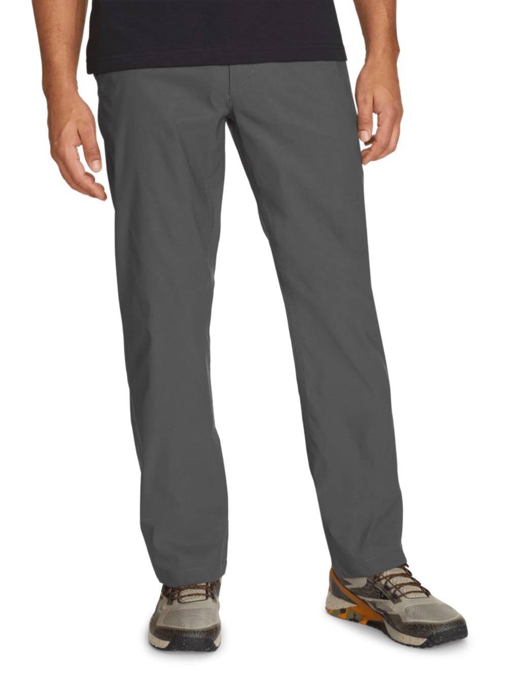 Eddie Bauer Horizon Takeoff Stretch Chino Pants in Dark Smoke Grey Size 35x30